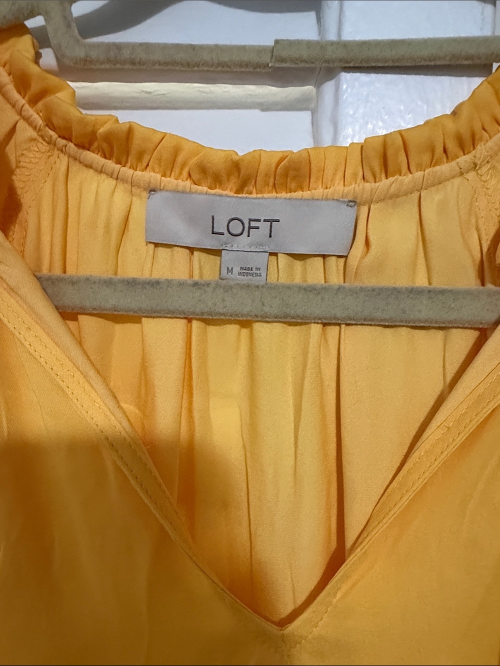 LOFT Ruffle Neck Top - Picture 3 of 5